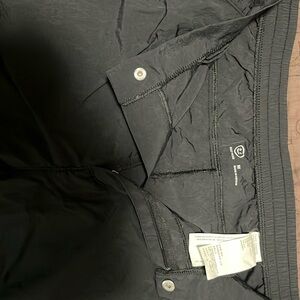 Black Nylon cargo pants